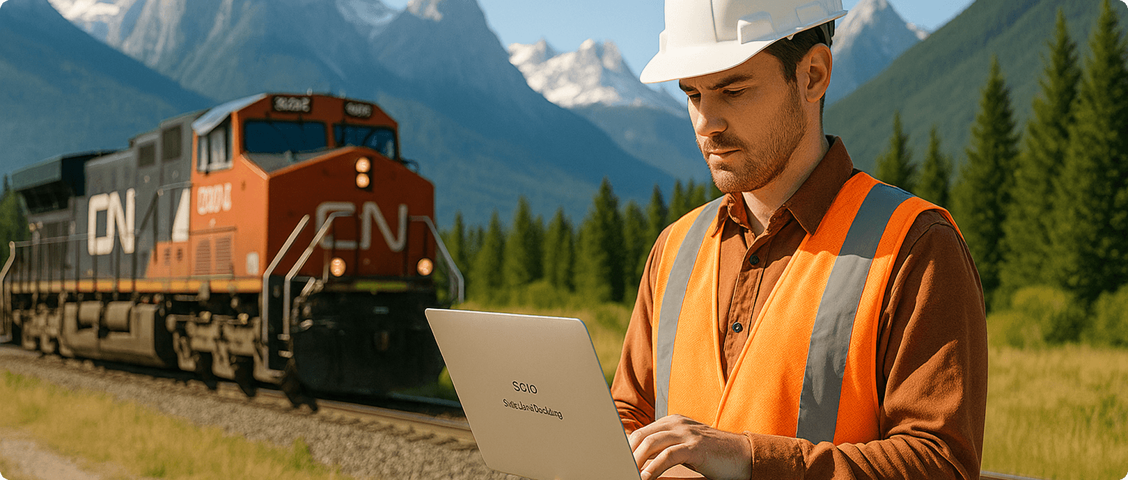 CN train and operations worker