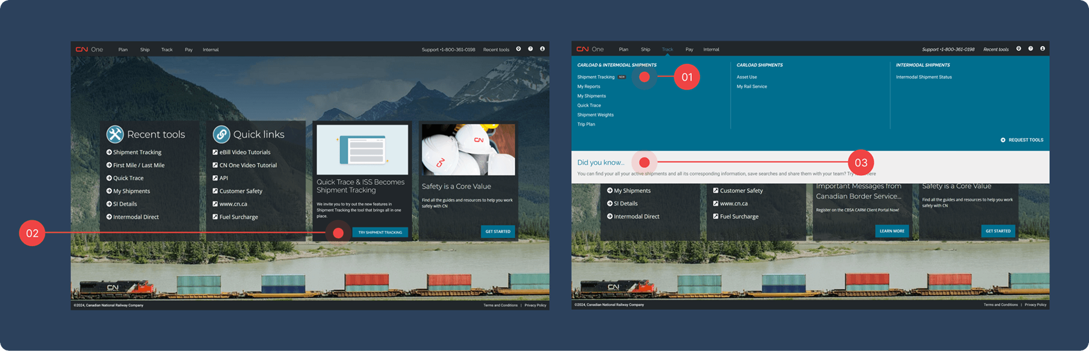 Increasing discoverability mobile screens