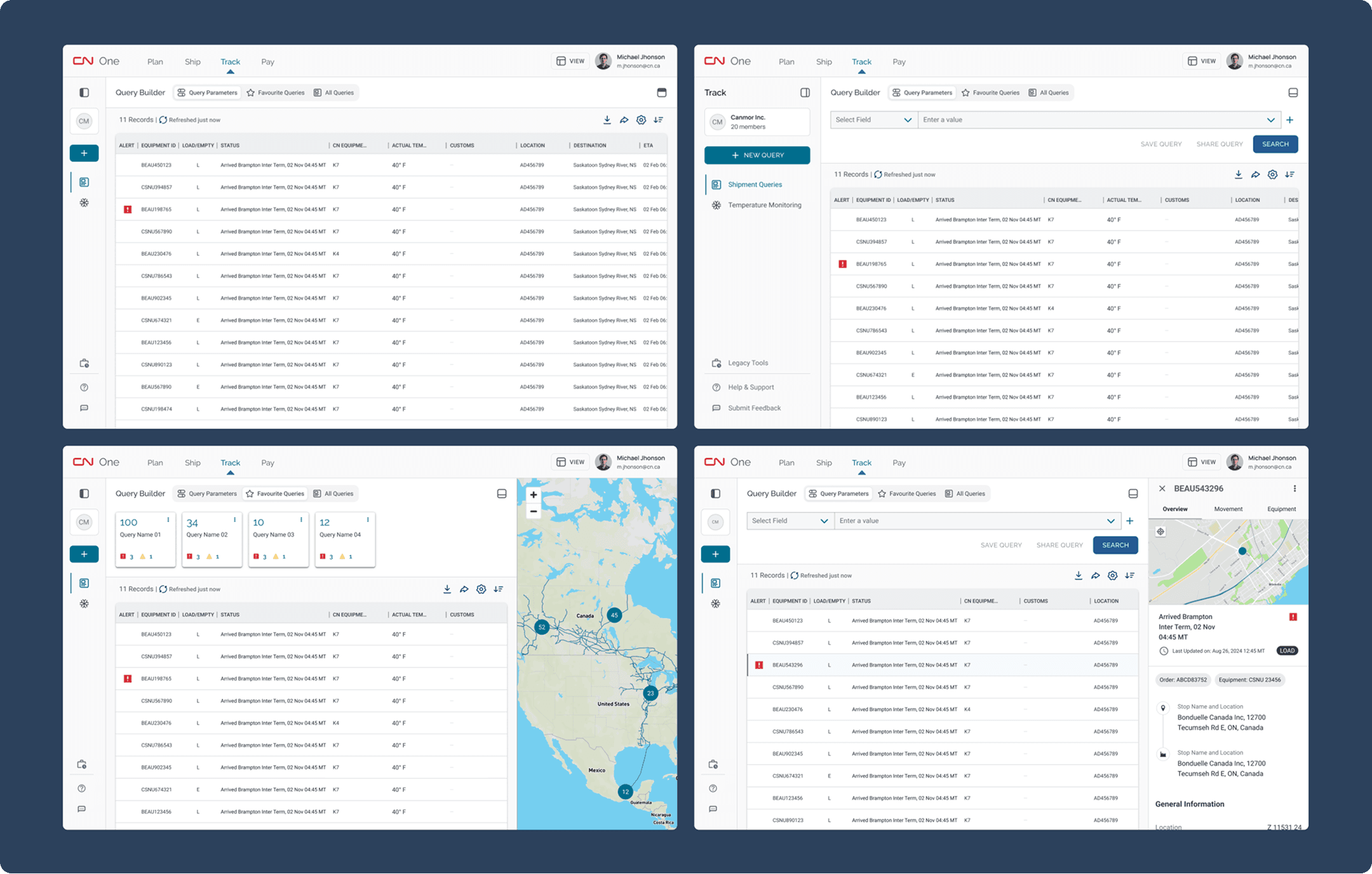 Responsive dashboard layout grid